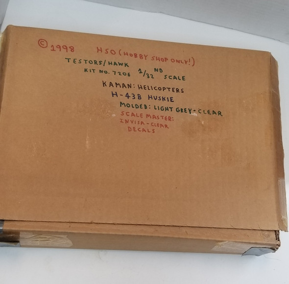 RESALE SHOP - Testors/Hawk 1/32 Scale H-43B Huskie Molded: Grey-Clear Item # 7206 - RIOR-7206-LN5128