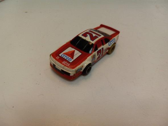 RESALE SHOP - Vintage Life-Like HO NASCAR Slot Car #21 Morgan Shepherd Citgo Fast Trackers - SHGU-025-LN5323