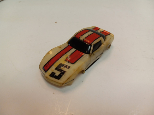 RESALE SHOP - Glow In The dark Corvette Tyco Slot car Body #5 - SHGU-056-LN5448