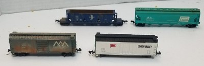 RESALE SHOP - Lot Of 4 Bachmann/ Atlas N Scale Rolling Stock - SHGU-L1-U5383