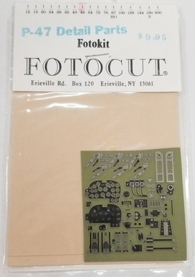 RESALE SHOP - Fotocut P-47 Detail Parts Fotokit 1/48 - STORE-47FOTO-NS5791
