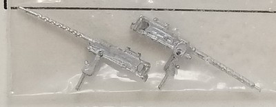 RESALE SHOP - Aeroclub Models 1/48 AG409 Die Cast Metal Small Machine Gun (2) - STORE-AG409-NS5276