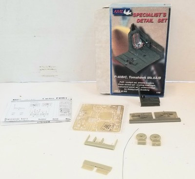 RESALE SHOP - AML Specialists Detail Set P-40B/C Tomahawk MK.IIA/B 1/48 AMLA48002 - STORE-AMLA48002-NOB5332