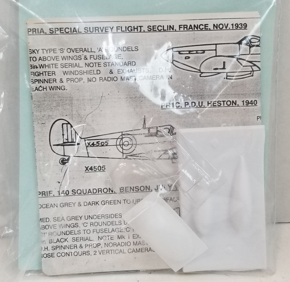 RESALE SHOP - Model Force 1/32 Early PR Spitfire Coversion Kit For Hasegawa MKV/VI - STORE-CONVKITSPIT-NS5220