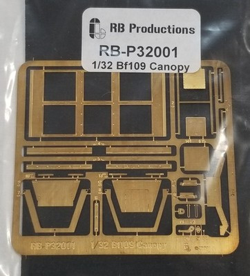 RESALE SHOP - RB Productions Rb-P32001 1/32 BF109 Canopy - STORE-P32001-NOB5771