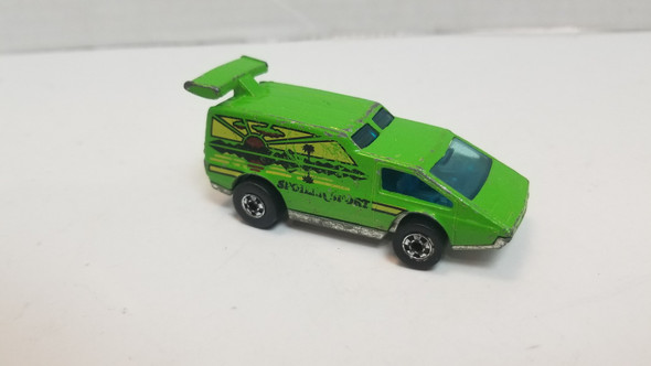 RESALE SHOP - Hot Wheels 1976 Spoiler Sport Green Beach Scene Great Condition - TERO-017-U5164