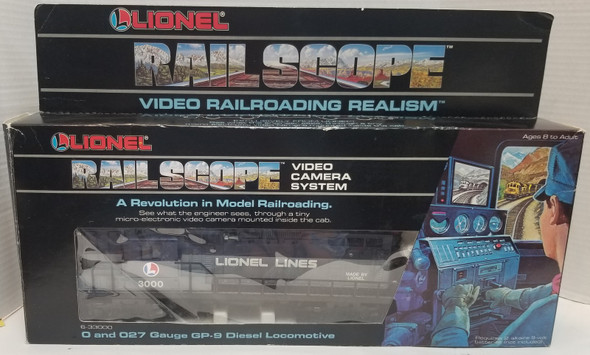 RESALE SHOP - Lionel O Scale Rail Scope 3000 GP-9 Diesel Locomotive 6-33000 - TERO-6-33000-LN5385