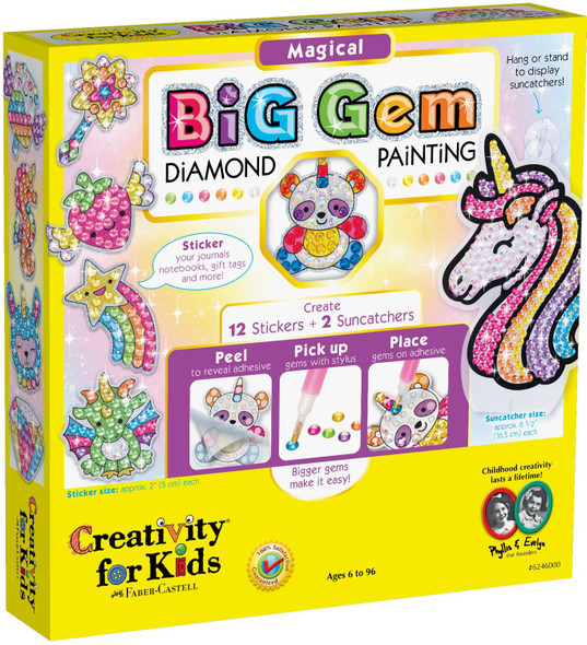 OakridgeStores.com | Creativity for Kids - Magical - Big Gem Diamond Painting Kit - 6246000 092633314104