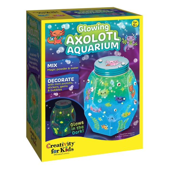 OakridgeStores.com | Creativity for Kids - Axolotyl - Glowing Aquarium Activity Kit - 6500000 092633322246