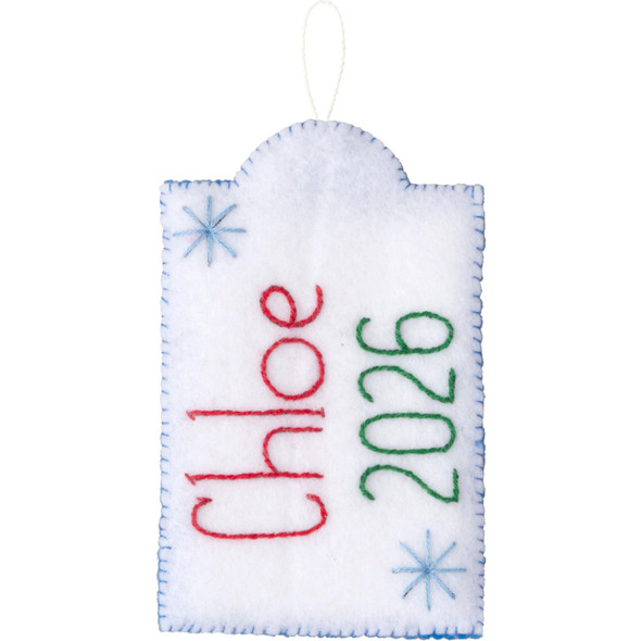 OakridgeStores.com | Bucilla - Holiday Gift Tags - Felt Gift Tags Applique Kit Set of 12 - 89812E 046109898124