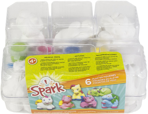 OakridgeStores.com | Colorbok - Ponies - Spark Plaster Figurine Painting Value Pack - 32402 765468324029