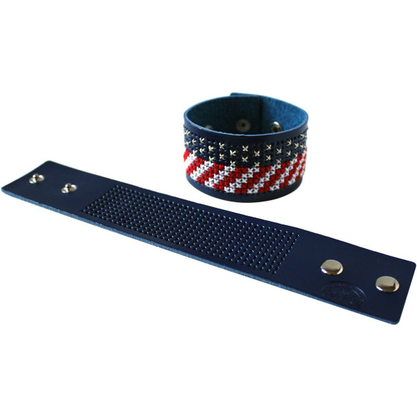 OakridgeStores.com | DMC - Blue Denim - Charles Craft Stitchable Cuff - Embroidery Accessory - CUFF3DNM