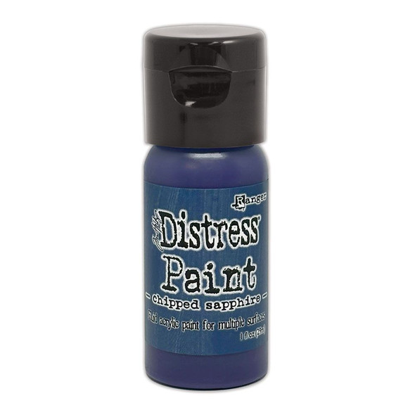 OakridgeStores.com | Tim Holtz - Ranger - Chipped Sapphire - Distress Paint Flip Top 1 oz - TDF52982