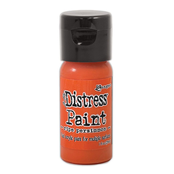 OakridgeStores.com | Tim Holtz - Ranger - Ripe Persimmon - Distress Acrylic Paint Flip Top 1 oz - TDF53200