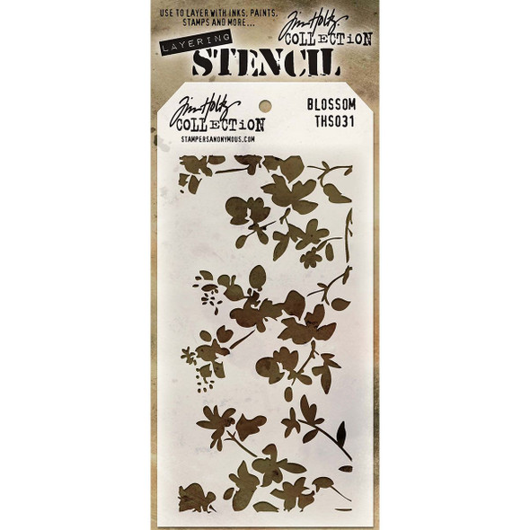 OakridgeStores.com | Tim Holtz - Stampers Anon - Blossom - Layered Stencil - THS031