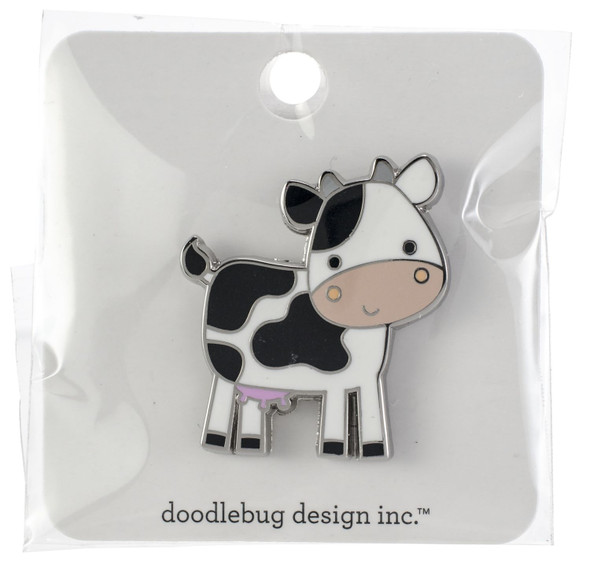 OakridgeStores.com | Doodlebug - Cow - Collectible Enamel Pin - 5925 842715059252