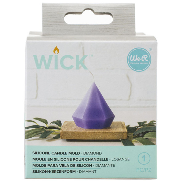 OakridgeStores.com | We R Makers - Diamond - We R Wick Candle Mold - Silicone Candle Mold - 660345 633356603450
