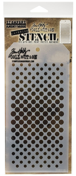 OakridgeStores.com | Tim Holtz - Stampers Anon - Gradient Dot - Layered Stencil - THS118
