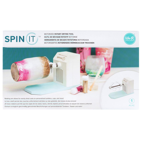 OakridgeStores.com | We R Makers - Spin It Motorized Rotary Drying Tool - USB, Adjustable Speed - 660499 633356604990