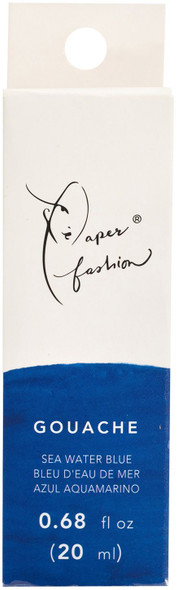 OakridgeStores.com | American Crafts - Seawater Blue - Paper Fashion Gouache Paint 0.68 fl oz Tube - 349334