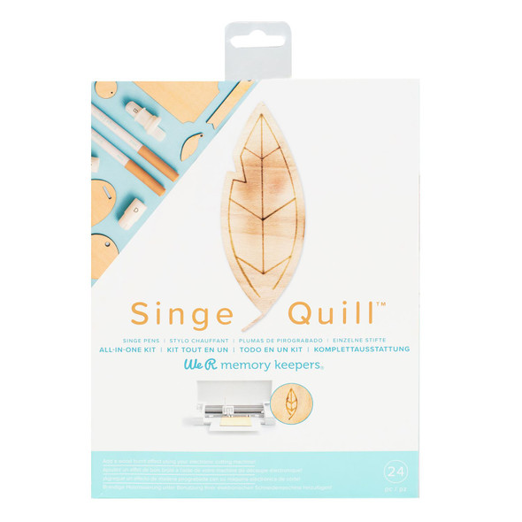 OakridgeStores.com | We R Makers - Singe Quill Starter Kit - Wood Burn Effect for Cutting Machines - 24 Pieces - 661091 633356610915
