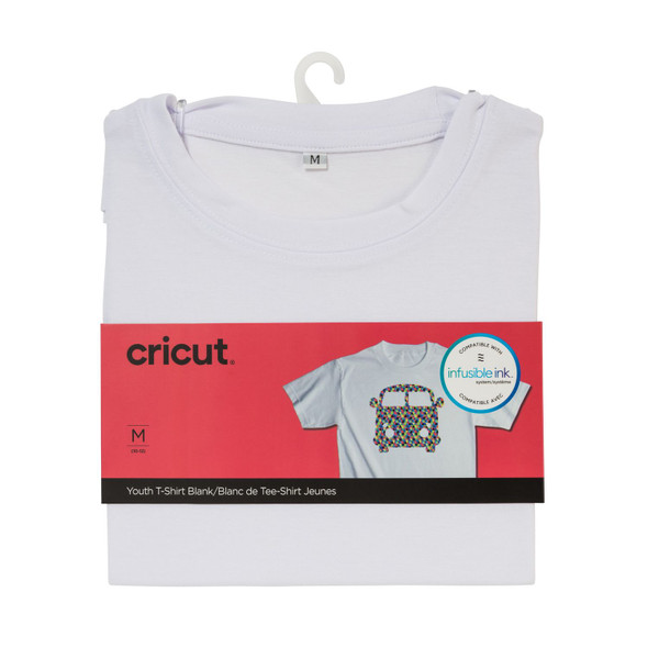 OakridgeStores.com | Cricut - Youth Medium - Infusible Ink Blank Crew Neck T-Shirt - 2006823 093573909405