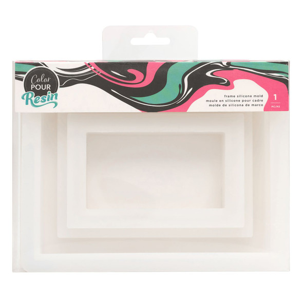 OakridgeStores.com | American Crafts - Color Pour Resin Mold - Frame, Silicone, 2/Pkg - 359697 718813596978