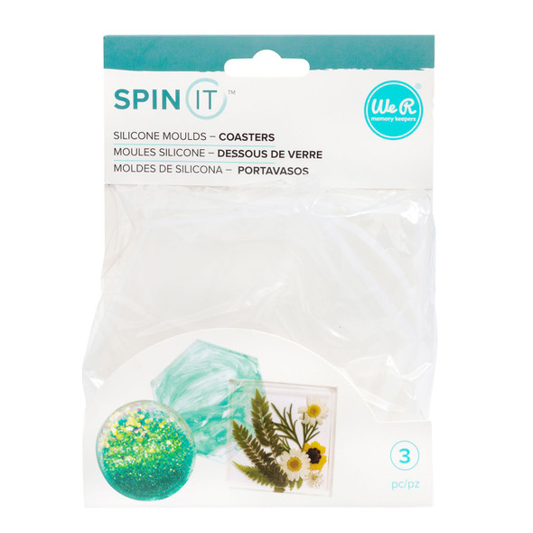 OakridgeStores.com | We R Makers - Spin It Epoxy Mold - Coaster, Silicone, 3 Pack - 661221 633356612216
