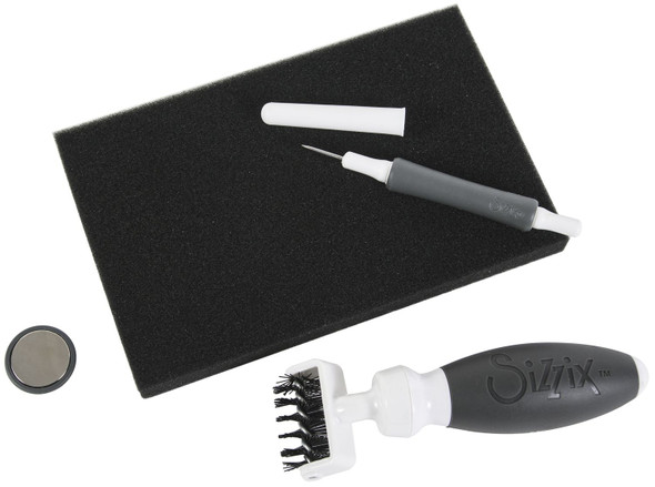 OakridgeStores.com | Sizzix - Making Tool Die Brush & Pick - Die Cutting Accessory Kit with Foam Pad - 662106 630454237730