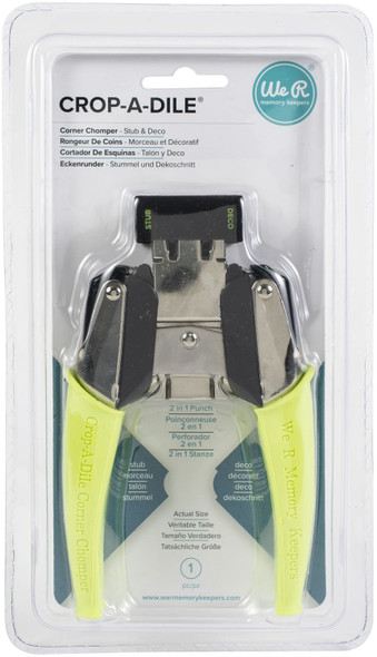 OakridgeStores.com | We R Makers - Stub & Deco - Crop-A-Dile Retro Corner Chomper Tool - 661300 633356613008