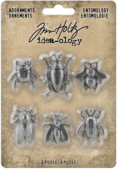 OakridgeStores.com | Tim Holtz - Advantus - Entomology - Idea-ology Metal Adornments 5/Pkg - TH94079 040861940794
