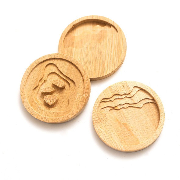 OakridgeStores.com | American Crafts - Layered River - Color Pour Resin Coasters 3/Pkg - Wood - 34003378 718813523394