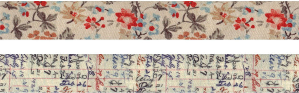 OakridgeStores.com | Tim Holtz - Advantus - Floral - Idea-ology Linen Tape 1 inch x 3 yd, 2 Rolls - TH94139 040861941395