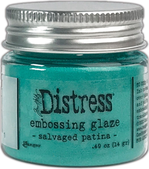 OakridgeStores.com | Tim Holtz - Ranger - Salvaged Patina - Distress Embossing Glaze - TDE73871