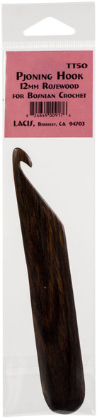 OakridgeStores.com | Lacis - Bosnian Rosewood Crochet Hook - 12 mm - TT50 824649009176