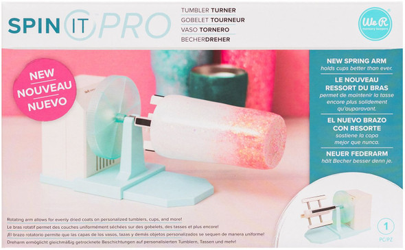 OakridgeStores.com | We R Makers - We R Spin It PRO Tumbler Turner - Adjustable Speed, USB Powered - 661054 633356610540