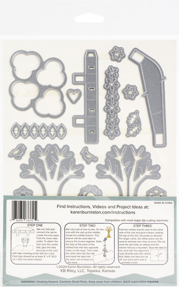 OakridgeStores.com | KB Riley - Tiny Trees Pop-Up - Craft Dies by Karen Burniston - 1156 084282633705