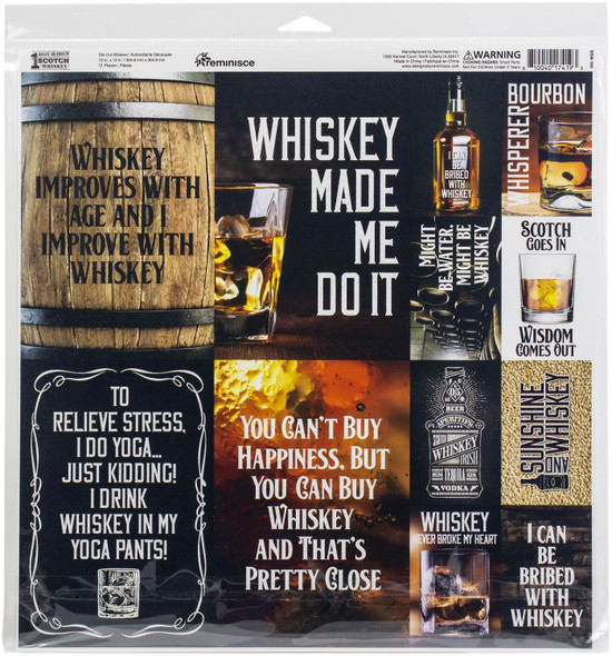 OakridgeStores.com | Reminisce - One Bourbon, One Scotch, One Whiskey - Collection Kit 12 x 12 inches - BSW-200 810040174209