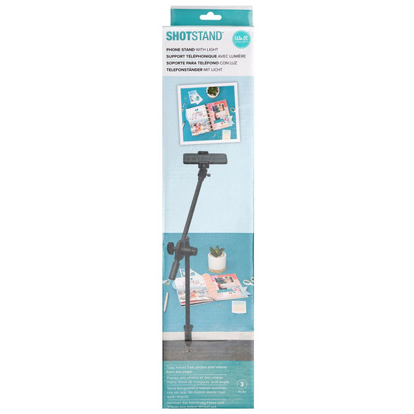 OakridgeStores.com | We R Makers - Extends Up To 17 Inches - We R ShotBox ShotStand Camera Rig - w/ Clip-On Ring Light - 60000033 633356614807