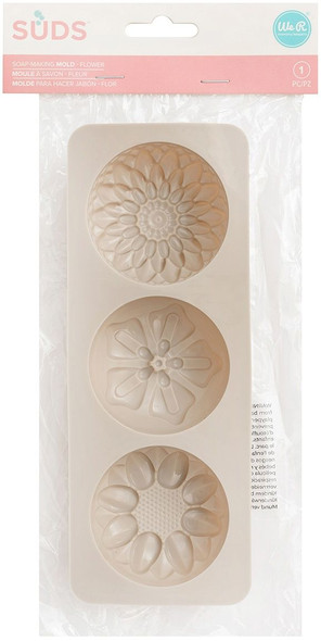 OakridgeStores.com | We R Makers - Flower, 3 Cavity - SUDS Soap Maker Mold - 60000240 633356617914