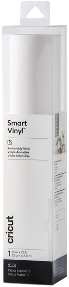 OakridgeStores.com | Cricut - White - Removable Smart Vinyl Roll 13 in x 12 ft - For Explore 3 & Maker 3 - 2011844 093573878534