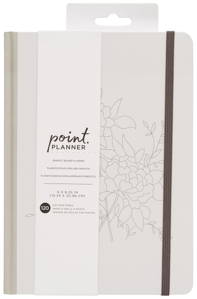 OakridgeStores.com | American Crafts - Point Planner - Linework Perfect Bound Planner - Dot Grid, 120 Sheets, 6 x 8.25 inches - 99001201 718813921510