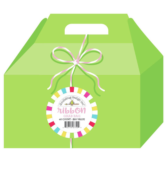 OakridgeStores.com | Doodlebug - Ribbon Grab Bag - 12 Assorted Ribbons - Embellishments Set - 7740 842715077409