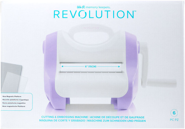 OakridgeStores.com | We R Makers - Revolution - Cutting & Embossing Machine - Lilac - 60000665 633356633976