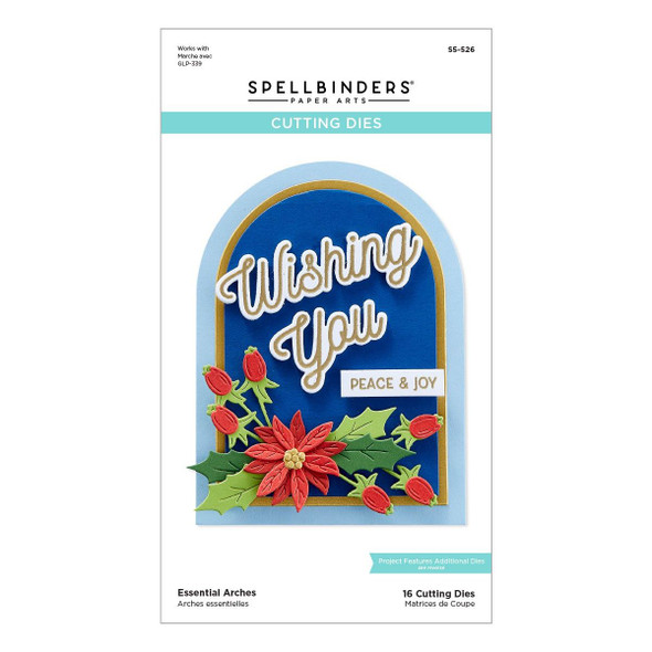 OakridgeStores.com | Spellbinders - Essential Arches - Etched Dies - S5-526 813233031211