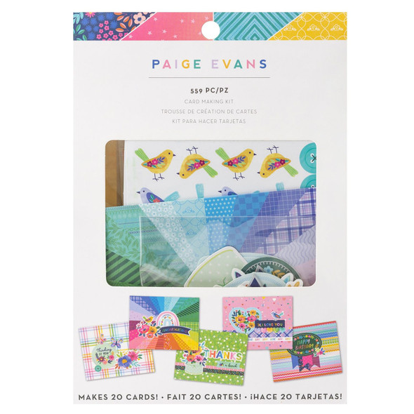 OakridgeStores.com | American Crafts - Paige Evans Blooming Wild - Card Kit Makes 20 Cards - 34021917 765468043586