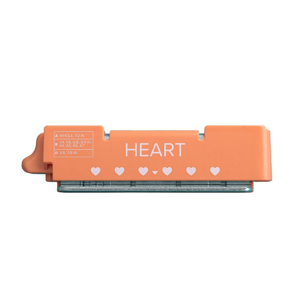 OakridgeStores.com | We R Makers - Heart Punch - Multi Cinch Cartridge for Book Binding, 2:1 Pitch - 60000842 765468017471