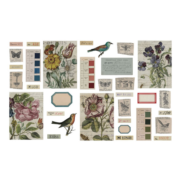 OakridgeStores.com | Tim Holtz - Advantus - 33/Pkg - Idea-Ology Transparent Things 2 - Paper Craft Embellishments - TH94327 040861943276