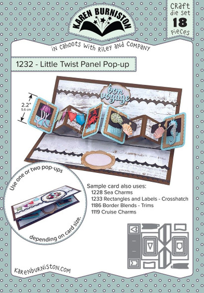 OakridgeStores.com | KB Riley - Little Twist Panel Pop-Up - Karen Burniston Dies - 1232 084282634467