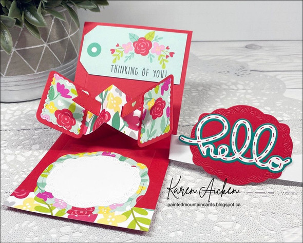 OakridgeStores.com | KB Riley - Little Twist Panel Pop-Up - Karen Burniston Dies - 1232 084282634467